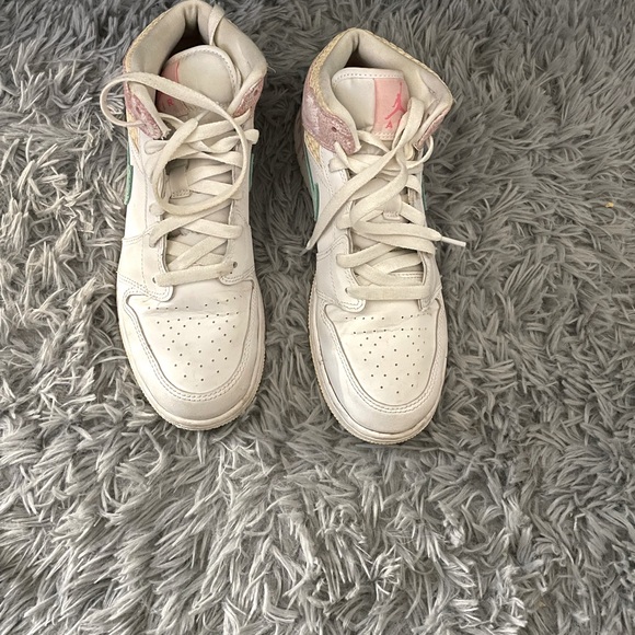 Jordan Shoes Nike Air Jordan Mid Ice Cream Paint Drip Boys 65womens